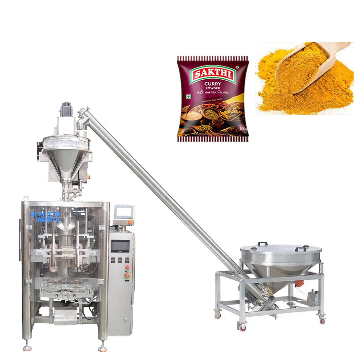 1kg-10kg Powder Automatic Screw Filling and Packing Machine